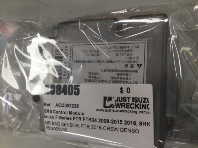Isuzu F-Series FTR FTR34 2008-2015 SRS Control Module